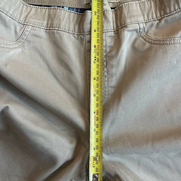 l.l.bean Lined pull on outdoor hiking khaki  pants winter casual warm size 6 - Picture 8 of 10